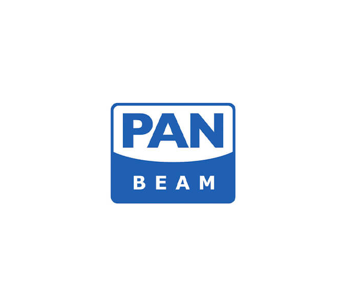 Pan Beam, Logo der aktiven, digital steuerbaren Lautsprecher aus der Pan Beam Serie mit Beam Steering Technologie