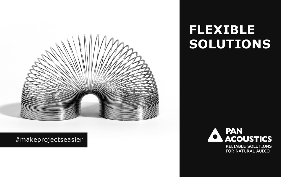 Flexible sound reinforcement solutions with Pan Acoustics