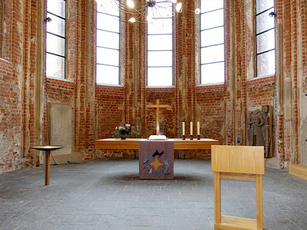 Beschallung im Denkmalschutz mit Pan Beam-Lautsprechern in der Stadtpfarrkirche St. Marien in Müncheberg