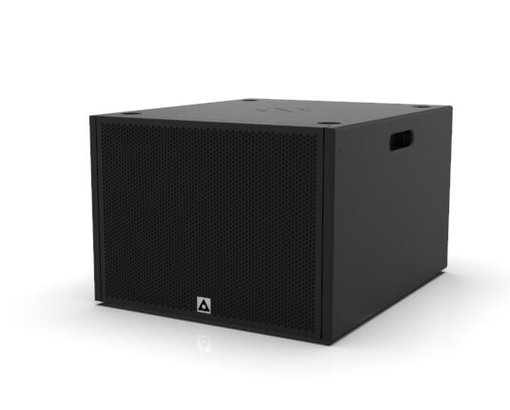 Subwoofer P SW-112 in black from the side view