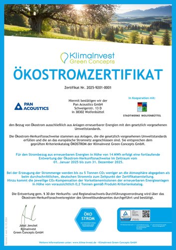 Oekostromzertifikat