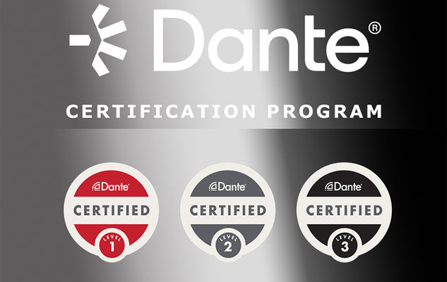 Dante Certification Program Level 1 Level 2 Level 3