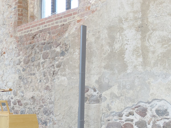 Sound reinforcement in a listed building with Pan Beam loudspeakers in the St. Marien parish church in Müncheberg