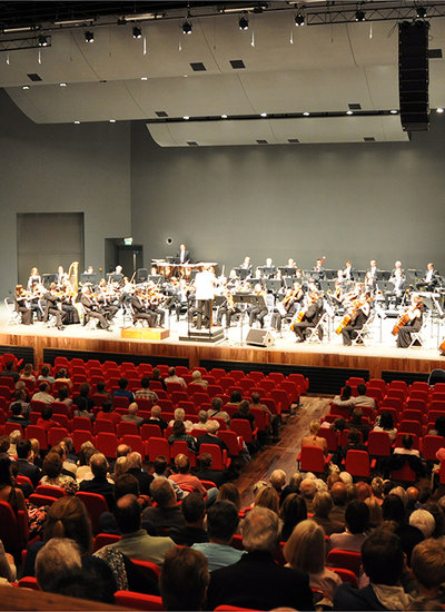 Acoustics Control System in multi-purpose hall G-Live in Guildford, UK