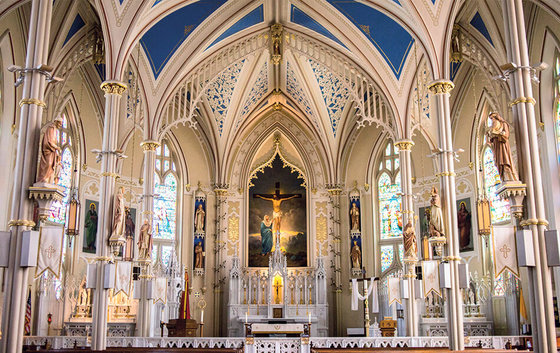 Magnificent church interior