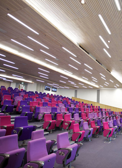 ACS-System im Hörsaal der Exeter University in UK